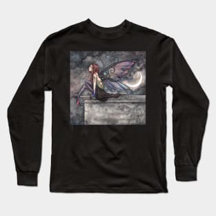 Ready for Flight Fairy Fantasy Art by Molly Harrison Long Sleeve T-Shirt